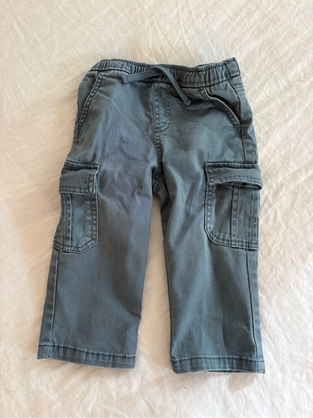Cat & Jack Boys Blue Cargo Pull-On Pants